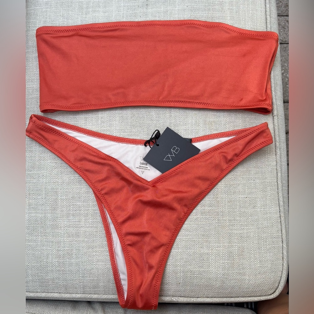 Women's Orange Bikini Set